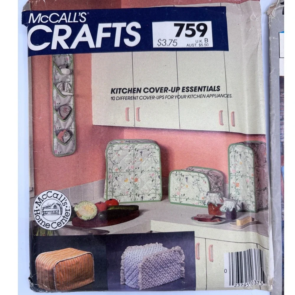 Vintage McCall's Simplicity Home Decor Sewing Pattern‎ Lot Kitchen Quilt 759 104